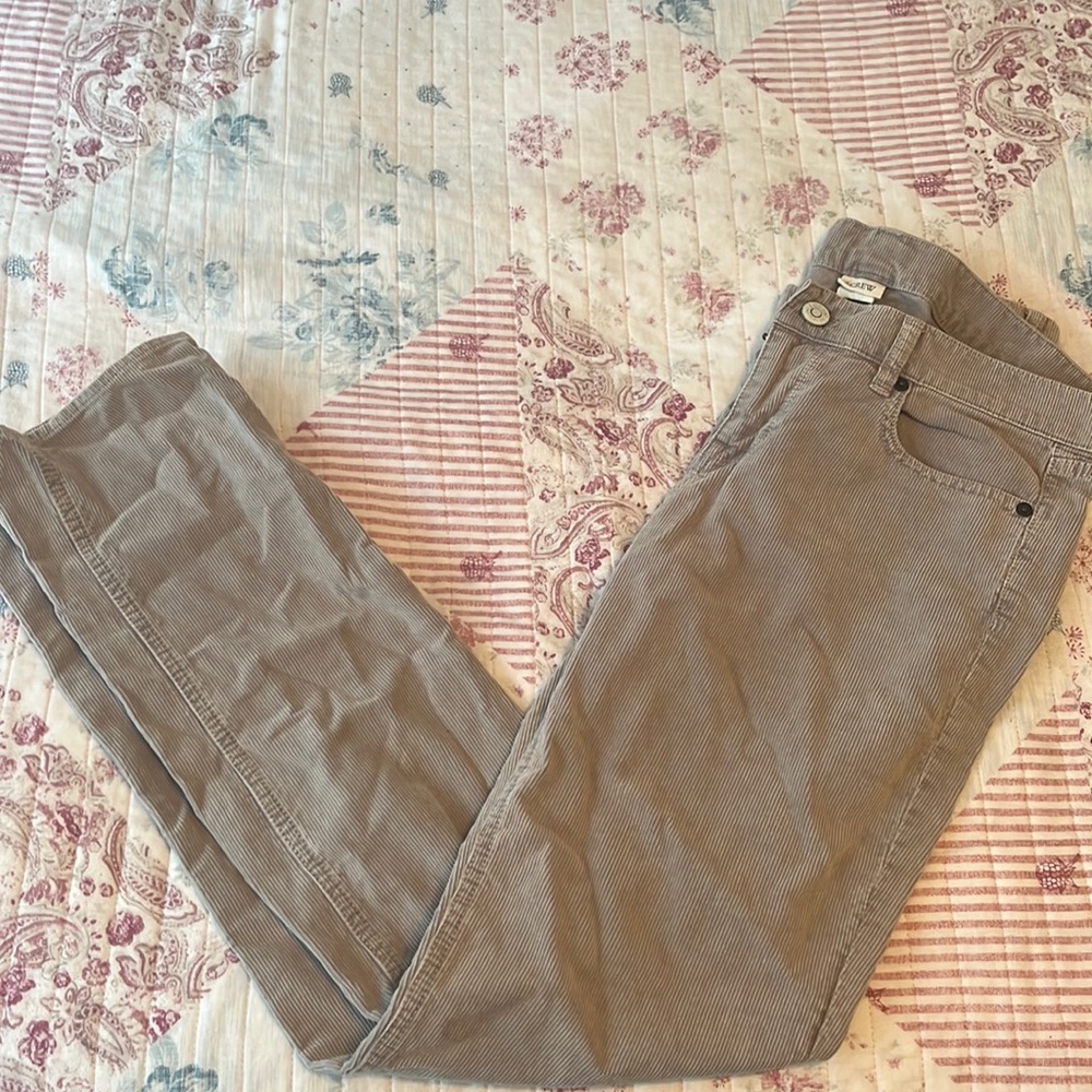 J crew ‘city fit’ skinny let corduroy size 27 short